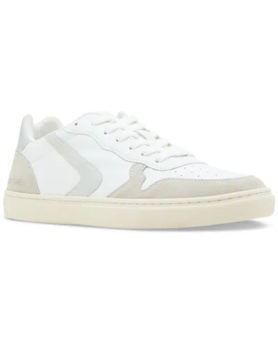 Steve Madden Men's Cardinal Sneakers In White,silver