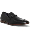 Steve Madden Men's Caspin Bit Dress Loafer In Black Leather