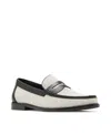 Steve Madden Men's Cornelius Penny Loafer In Black,beige