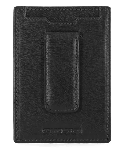 Steve Madden Men's Glove Magnet Front Pocket Wallet In Black