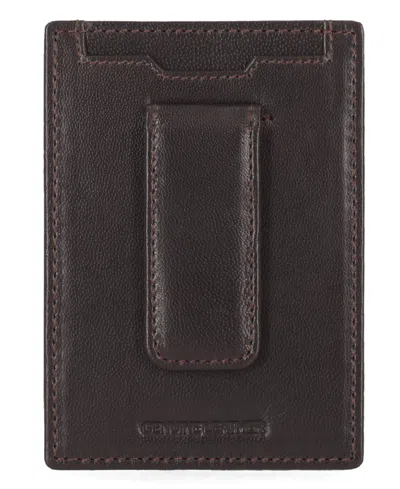 Steve Madden Men's Glove Magnet Front Pocket Wallet In Brown