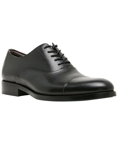 Steve Madden Men's Henri Leather Formal Cap-toe Oxfords In Black
