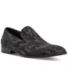 Steve Madden Men's June Camo-print Smoking Slippers In Como Grey