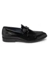 Steve Madden Men's Keith Textured Bit Loafers In Black