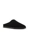 Steve Madden Men's Luis Suede Slippers In Black Suede