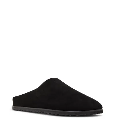 Steve Madden Men's Luis Suede Slippers In Black Suede