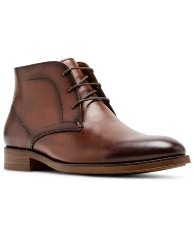 Steve Madden Men's Molcalm Leather Chukka Boot In Tan Leather