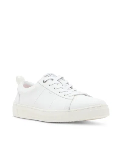 Steve Madden Men's Nickai Fashion Sneaker In White Leather