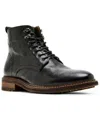 Steve Madden Noby Lace-up Boot In Black Leather