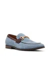 Steve Madden Men's Octavian Penny Loafer In Navy,tan