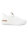 Steve Madden Men's Plato Perforated Platform Sneakers In White