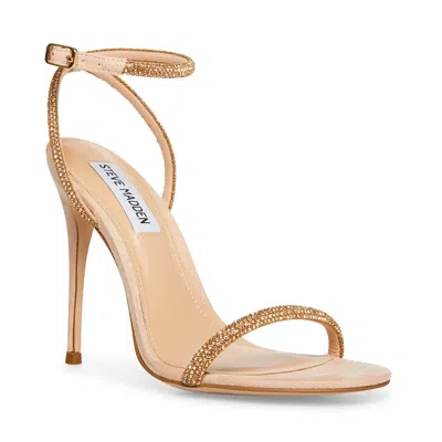 Steve Madden Men Steve Madden Breslin Sandals Women's Us 7.5 Blush Rhinestone Ankle Strap Zpo3458