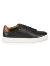 Steve Madden Men's Strouz Textured Low Top Sneakers In White
