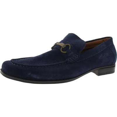 Steve Madden Mens Suede Flat Loafers