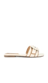 Steve Madden Merla Slides In Natural Cognac