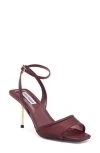 Steve Madden Meshee Sandal In Dark Red