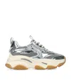 Steve Madden Metallic Jpossession Sneakers In Silver