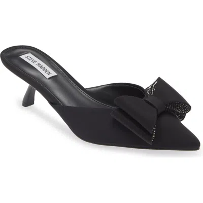 Steve Madden Method Bow Mule In Black