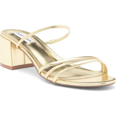 Steve Madden Miari Slide Sandal In Gold