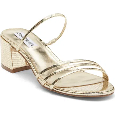 Steve Madden Miari Slide Sandal In Gold