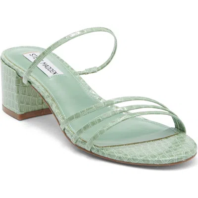 Steve Madden Miari Slide Sandal In Green