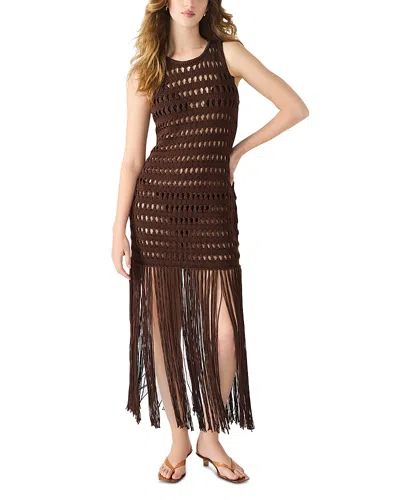 Steve Madden Millia Crochet Dress In Brown