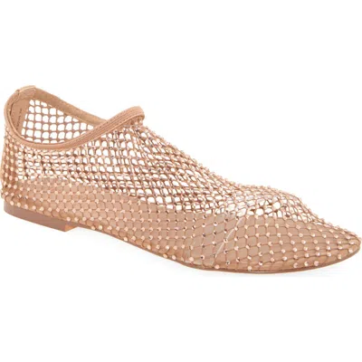 Steve Madden Mino Mesh Flat In Neutral