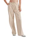 Steve Madden Minorca Drawstring Wide-leg Pull-on Pants In Khaki
