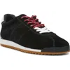 Steve Madden Mirage Sneaker In Black Suede