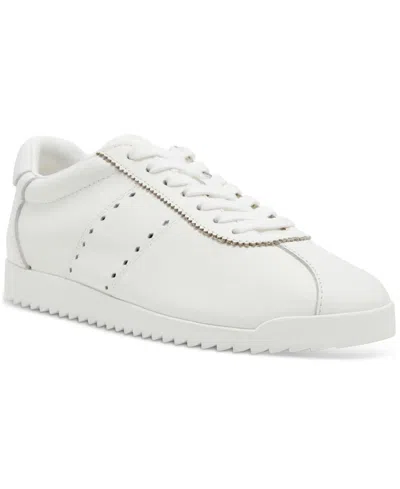 Steve Madden Mirage Sneakers Womens White Leather Lifestyle Shoes Rhs8203