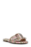 Steve Madden Misha Slide Sandal In Bright Multi