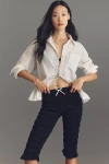 Steve Madden Misty Capri Pants In Blue