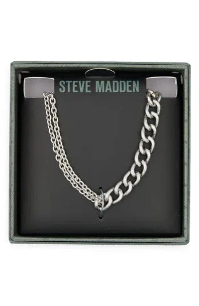 Steve Madden Mixed Chain Necklace In Neutral