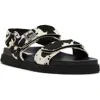 Steve Madden Big Mona Genuine Calf Hair Platform Sandal