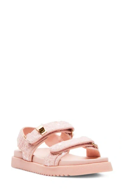 Steve Madden Kids' Mona Sandal In Blush