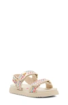 Steve Madden Kids'  Mona Sandal In Neutral