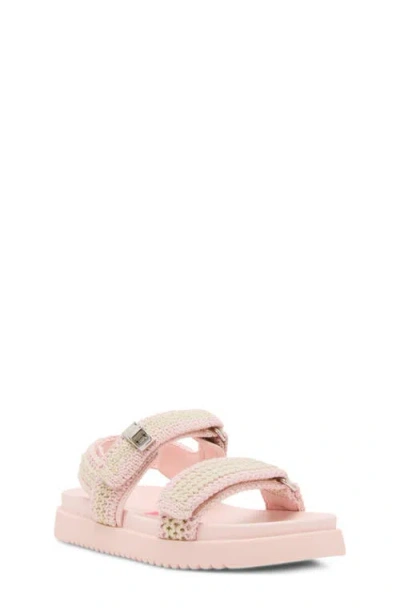 Steve Madden Kids'  Mona Sandal In Pink