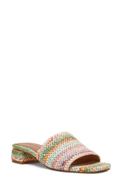 Steve Madden Montgomery Block Heel Sandal In Multi