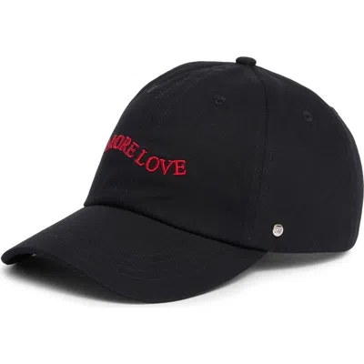 Steve Madden More Love Baseball Cap In Black