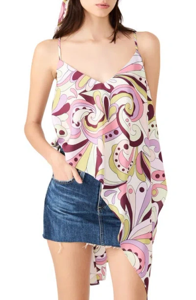 Steve Madden Morgan Paisley Print Camisole In Pink