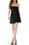 Steve Madden Morgana Strapless Romper In Black