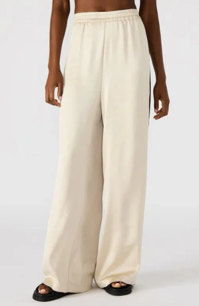 STEVE MADDEN STEVE MADDEN MOXIE SIDE STRIPE WIDE LEG PANTS