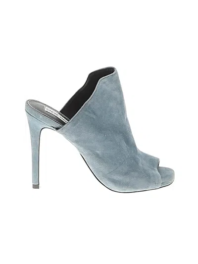 Pre-owned Steve Madden Mule/clog In Blue