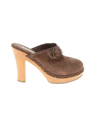 Pre-owned Steve Madden Mule/clog In Brown