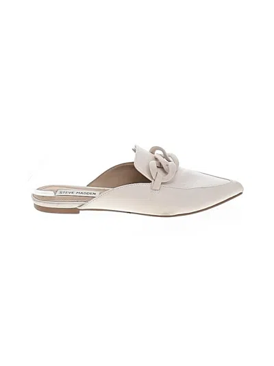 Pre-owned Steve Madden Mule/clog In Ivory