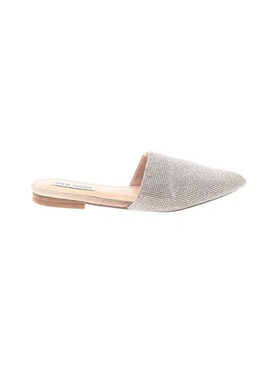 Pre-owned Steve Madden Mule/clog In Silver