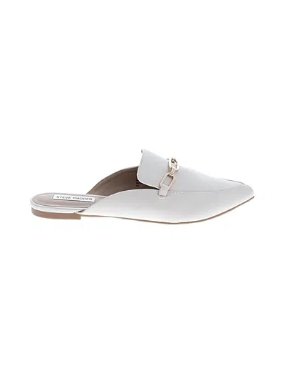 Pre-owned Steve Madden Mule/clog In White