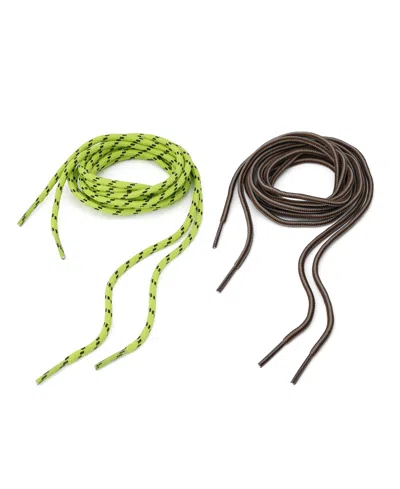 Steve Madden Multi Novelty Mixed Charm Duo Shoelace Set In Green