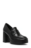 Steve Madden Marla Womens Leather Slip-on Shooties In Black Leather