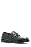 Steve Madden Natan Penny Loafer In Black